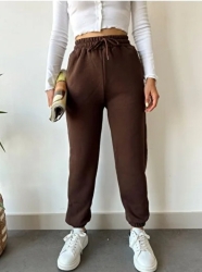 Ватирано долнище 1010 - кафяво