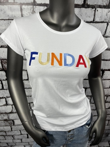 Tricou FUNDAY - ALB