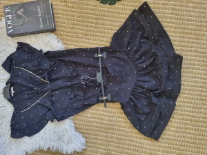 Black Elegance Heart – стилен сет с къдри и волани
