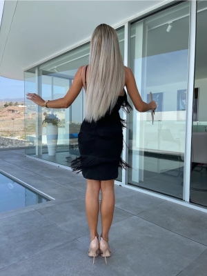 Дамска рокля 1130 - черно