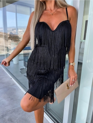 Дамска рокля 1130 - черно