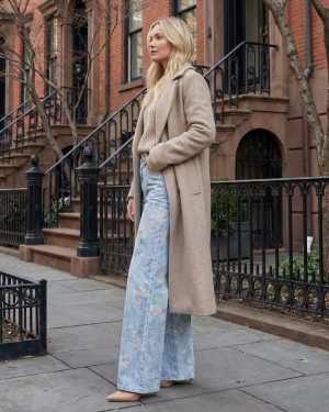 Pastel Bloom Wide Jeans