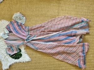 Sunset Stripes Maxi Dress 