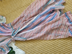 Sunset Stripes Maxi Dress 